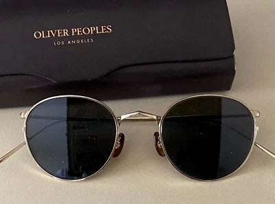 GAFAS DE SOL OLIVER PEOPLE GIO PONTI-4 Marco Suave Dorado Lente Gris Carbono Foto 1 de 4