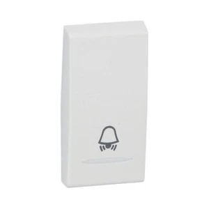 legrand 687061 vela bianca tasto serigrafato simbolo campanello - Foto 1 di 1