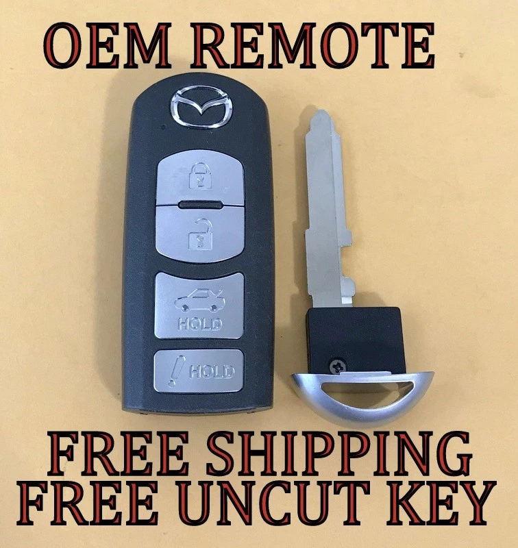 OEM 2014-2018 MAZDA 6 3 SMART KEY PROXIMITY REMOTE FOB TRANSMITTER WAZSKE13D01 - Image 1 of 3