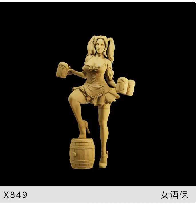 1/35 Resin Beer Girl Unassembled Unpainted x849 - Image 1 of 1
