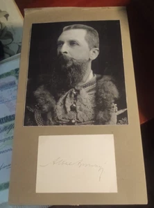 COUNT ALBERT APPONYI -CLIPPED SIGNATURE Autograph Hungarian nobleman Politician - Picture 1 of 2