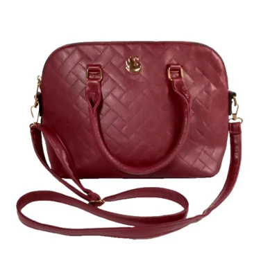 Bolso de mano Gloria Vanderbilt borgoña nuevo sin etiquetas con correa bandolera, cuero... Foto 1 de 4