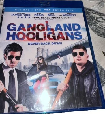 Gangland Hooligans Never Back Down Blu-Ray + DVD New Factory Sealed - Image 1 of 4