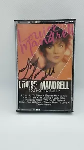 Louise Mandrell Signed Autographed Too Hot To Sleep Cassette Tape 1983 RCA - Imagen 1 de 6