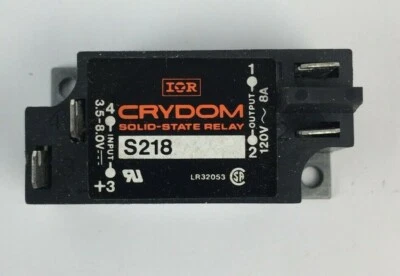 CRYDOM S218 SOLID STATE RELAY INPUT 3.5-8VDC OUTPUT 120VAC 8A - Image 1 of 4