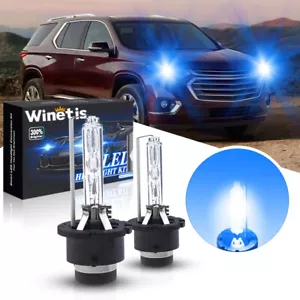 2PCS NEW OEM D2S 10000K 85122 66240 66040 HID XENON HEADLIGHT BULBS Blue - Bild 1 von 7