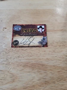 2009 Press Pass 8 Seconds PBR Autographs #MB Matt Bohon - Picture 1 of 2
