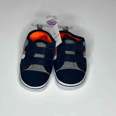 Zapatos sin cordones Carter's Soft Soled gris marino 6-9M Foto 1 de 4