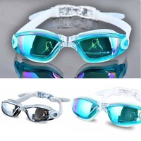 UV Protection Anti-Fog Swimming Goggles Adjustable Adult Men Women Swim Glasses