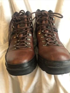Great Timberland 96021 Brown Mens Smooth Leather Hiking Boot Brown Size 11.5 Med - Picture 1 of 8