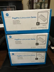 3 Konica Minolta Toner print cartridge 1710399-002 OEM fits 1100 1250 - Picture 1 of 1