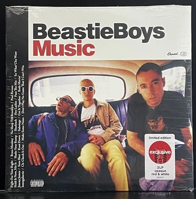 Beastie Boys ~Music~ Vinyl 2LP Exclusive Ltd. Edition White/Red Color Mint - Image 1 of 3