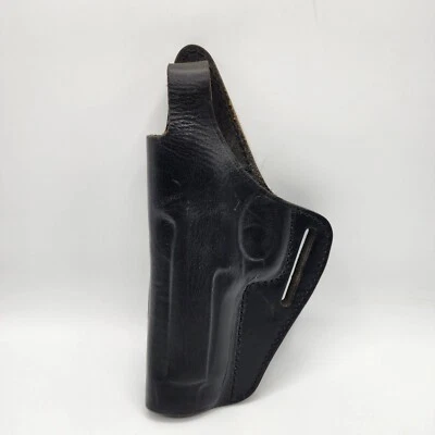 Falco Brand Bereta92 Black Leather LH holster Preowned. - Image 1 of 4