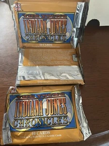 1992 Young Indiana Jones Chronicles Hobby Box Trading Card - 7 Sealed Packs 3E - Picture 1 of 1