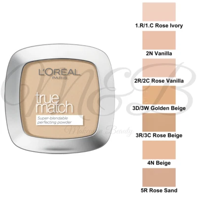 L'Oreal Paris True Match super mischbarer perfektionierender Gesichtspuder *FARBTON WÄHLBAR*