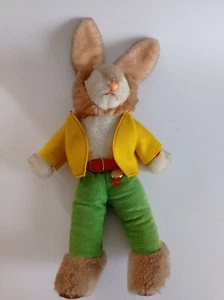 Original Hermann Teddy Stofftier Hase vintage 35cm Plüsch 60-70er Jahre  - Bild 1 von 6