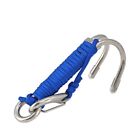 Drift Hook with Dual Flow Stainless Steel Spiral Coil Lanyard for Balancing