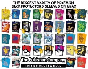 More details for 65x | ultra pro pokemon cards deck protector sleeves pack pre lvx ex gx v go 151