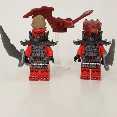 LEGO Ninjago Dragonian Warrior and Scout Minifigure Dragon Backpack DRS3 - Image 1 of 4
