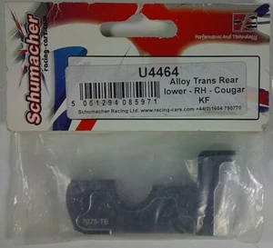 Schumacher U4464  Alloy Trans Rear Lower - RH - Cougar KF   New   Free Shipping - Picture 1 of 2