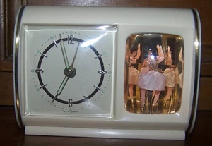 1950's MUSICAL ANIMATED BALLERINA ALARM CLOCK - BEAUTIFUL ITEM - Picture 1 of 4