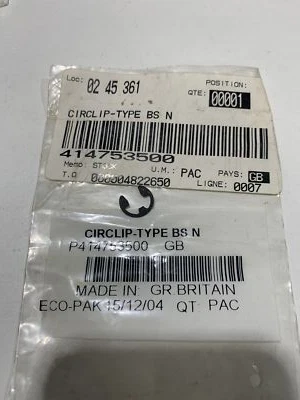 Circlip, E - 2000 SKI-DOO Polaris Foto 1 de 2