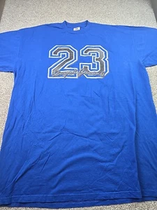 Pro Club Shirt Mens 5XL Blue Cotton Heavyweight Royal Game #23 Casual Comfort - Picture 1 of 15