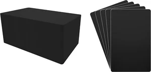 (300) Comic Book Bin Index Divider Cards - 7" x 11" - Black Standard 30mil Thick - Picture 1 of 2