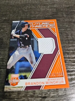 2023 Panini Elite Extra Edition - Future Threads Orange #FT-BW Brandon /199 - Image 1 of 3