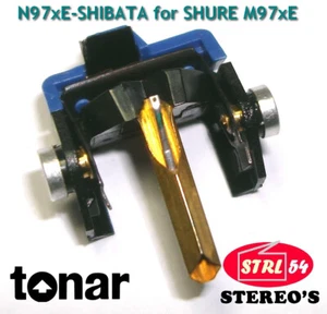 Rare N97XE nude SHIBATA for SHURE M97XE Stylet haute qualité TONAR 6545-SHIBA JP - Foto 1 di 13