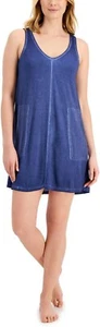 Jenni Women's Washed Tank Chemise Nightgown Color Sailors Delight Size XS - Picture 1 of 1