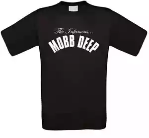 T-Shirt Infamous Mobb Deep Rap Hip Hop Toutes Tailles NEUF - Photo 1/20