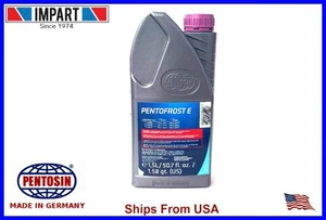 Audi VW Volkswagen G12 G13 Coolant Antifreeze Pentofrost E Violet 1.5 L Pentosin - Picture 1 of 1