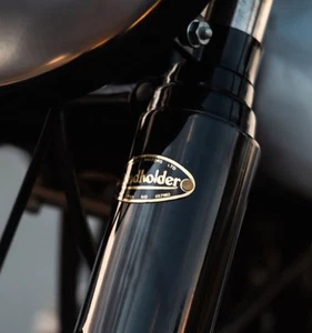 Norton Motors LTD Roadholder fork cover gold/black sticker 1962-7 Atlas 650 each - Picture 1 of 6