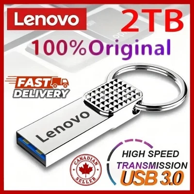 USB 2TB 1TB 512GB Flash Drive 3.0 Pen Drive 1TB 512GB Type-C Metal Memory Stick - Image 1 of 4