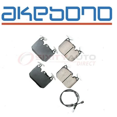 Akebono EURO Front Disc Brake Pad Set for 2017-2018 BMW 230i - Braking li - Image 1 of 4