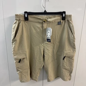 Little Donkey Andy DryTech Cargo Shorts Stretch UPF 50+ Tan Sz M NWT - Picture 1 of 7