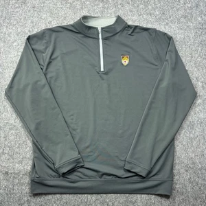 Peter Millar Pullover Mens XL Gray Lehigh University 1/4 Zip NCAA Golf Alumni - Picture 1 of 9