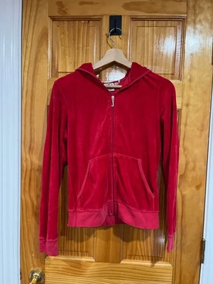 Бархатная спортивная куртка Y2K Juicy Couture «Juicy Girls Want Everything» с надписью - Изображение 1 из 4