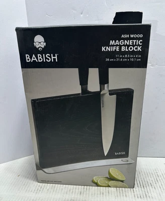 Cuchillo magnético Babish soporte de bloque de doble cara 11" X 8,5" X 4" base antideslizante Foto 1 de 4
