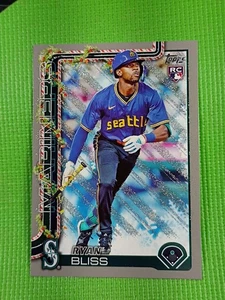 2025 Topps Holiday Ryan Bliss SP RC Silver Glitter Parallel Card #H184 Mariners⚾ - Bild 1 von 8