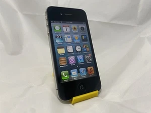 iPhone 4 Black (Verizon) A1349 16GB (CDMA) Use IOS 6.0.1 Cracked Back - Bild 1 von 6