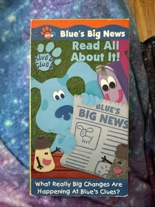 Blue’s Clues Read All About It VHS 2001 Nick Jr Video Tape Nickelodeon Kids Show - Picture 1 of 3