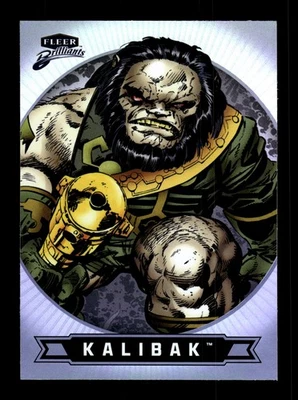 5-08-22 PWE . 2025 superman fleer brilliants #86 kalibak . base - Image 1 of 2