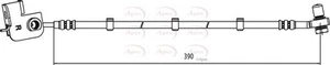 NEW APEC FRONT AXLE RIGHT BRAKE HOSE LINE PIPE GENUINE OE QUALITY HOS4012 - Picture 1 of 4
