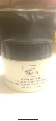 NEW & SEALED SIGNATURE A CLUB Over 40 Only Lemon Souffle Body Creme 9 oz RARE!  - Image 1 of 4