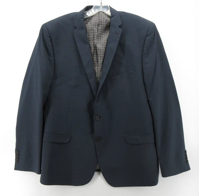 Abrigo Deportivo Ben Sherman Hombre 46 Azul Camden Blazer Lana A Medida Ajuste Ajustado Cuadros Foto 1 de 4