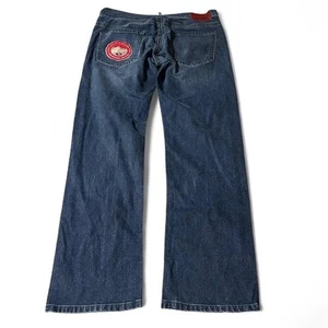 Men’s Levi’s 504 San Francisco 49ers patches jeans size 36X34 - Picture 1 of 8