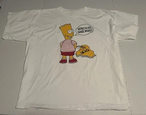 Vintage Bart Simpson - Here’s To You Iraqi Dudes T-Shirt Herren Größe XXL - Bild 1 von 5