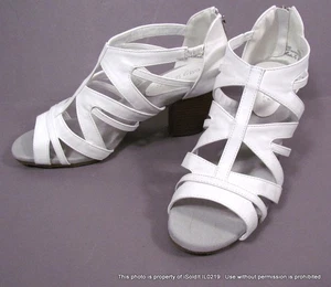 NEUE WEISSE DAMENSCHUHE Riemchensandalen Easy Street Größe 10 W - Bild 1 von 6